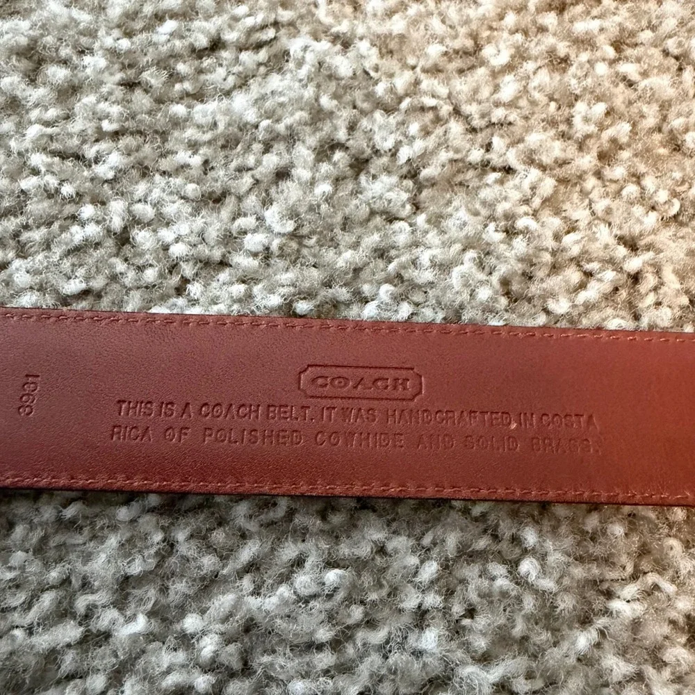 Coach vintage belt